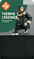 Thermo-Leggings mit Innenfleece schwarz Gr. 36/38 nur die