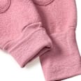 Latzhose aus Wollwalk mit Mitwachsfunktion, rosa, Gr. 98/104 ALANA
