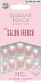 Künstliche Nägel Salon French Sharp Square Elegant Touch