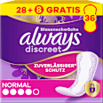 discreet Slipeinlagen Inkontinenz Normal always