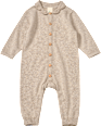 Strickoverall mit Kragen, beige, Gr. 62
 ALANA