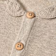 Strickoverall mit Kragen, beige, Gr. 62
 ALANA