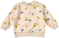 Sweatshirt mit Dino-Muster, beige, Gr. 62 ALANA