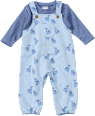 Set mit Langarmshirt & Latzhose mit Drachen-Muster, blau, Gr. 68
 ALANA