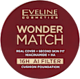 WONDER MATCH 16H AI FILTER tečni puder u obliku jastučića - 02W Vanilla EVELINE COSMETICS
