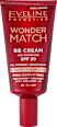 WONDER MATCH BB krema AI FILTER + FUTURE CARE, SPF50 - 01 Ivory EVELINE COSMETICS