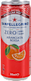 ZERO ARANCIATA ROSSA gazirano osvežavajuće bezalkoholno piće sa sokom od crvene pomorandže, sa zaslađivačima SANPELLEGRINO