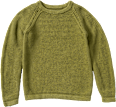 Strickpullover mit Raglan-Ärmel, grün, Gr. 140 ALANA