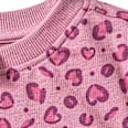 Sweatshirt mit Leo-Muster, lila, Gr. 116 ALANA