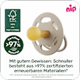 Schnuller Cherry night mint/braun, Gr.1, 0-6 Monate Nip