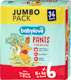Scutece chiloțel premium numărul 6 XL (15+ kg) babylove