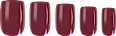 Press Ons Merlot Short Square NÉONAIL