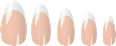 Press Ons Perfect French Medium Almond NÉONAIL