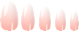 Press Ons Baby Boomer Rose Medium Almond NÉONAIL