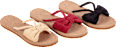Zehentrenner Damen Strohoptik (1 Paar) Fashy