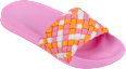 Pantolette Damen Flechtoptik (1 Paar) Fashy