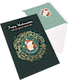 Grußkarte Weihnachten Magnet Igel CACTUS