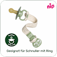 Schnullerband creme Nip