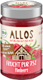 Fruchtaufstrich Himbeere Frucht Pur 75% ALLOS