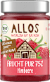 Fruchtaufstrich Himbeere Frucht Pur 75% ALLOS