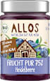 Fruchtaufstrich Heidelbeere Frucht Pur 75% ALLOS