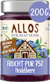 Fruchtaufstrich Heidelbeere Frucht Pur 75% ALLOS