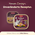 Nassfutter Katze mit Pute & Käse, mildes Menü animonda VOM FEINSTEN