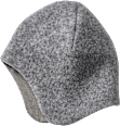 Mütze mit Bio-Wolle, grau, Gr. 52/53
 ALANA