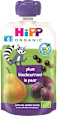 Hippis bio sadni žepek hruška-sliva-črni ribez, od 6. meseca HiPP