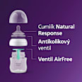 Dojčenská fľaša Natural Response, 125ml - 0-3m PHILIPS AVENT
