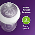 Dojčenská fľaša Natural Response, 125ml - 0-3m PHILIPS AVENT