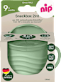 Snackbox 2in1 grün Nip