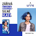 LIVE barva na vlasy Electric Blue 095 Schwarzkopf LIVE