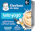 hello yogo mléčný dezert s příchutí vanilky 4x100g Gerber