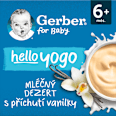 hello yogo mléčný dezert s příchutí vanilky 4x100g Gerber