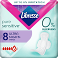 Pure Sensitive absorbante de noapte Libresse