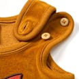 Overall aus Velours mit Mitwachsfunktion & Fuchs-Motiv, braun, Gr. 62 ALANA