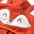 Badeponcho mit Fuchs-Kapuze, orange, Gr. 0 ALANA