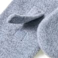 Fleeceschal mit Klettverschluss, grau PUSBLU