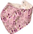 Halstuch mit Fleece-Futter & Blätter-Muster, rosa ALANA