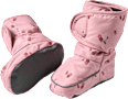 Thermoschuhe mit floralem Muster, rosa, 6-12 Monate PUSBLU