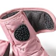 Thermoschuhe mit floralem Muster, rosa, 6-12 Monate PUSBLU