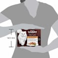 Nassfutter Katze, Huhn, Forelle, Rind & Seelachs, à la carte - Rezepte des Küchenchefs, Multipack (8x85  g) Purina Gourmet