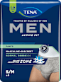 Pants Inkontinenz Men Active Fit grau, Gr. S/M TENA
