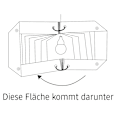 Hängelampen-Set aus Kunststoffpapier, weiß (21x26/19x26  cm) dm home