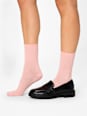Socken mit Ripp-Struktur & Glitzer rosa Gr. 39-42 nur die
