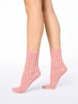 Socken Supersoft mit Ripp-Struktur pink Gr. 39-42 nur die