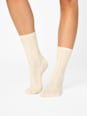 Socken Wohlig Warm beige & braun, Gr. 35-38 nur die