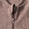Schlafanzug mit Ripp-Struktur, braun, Gr.62/68 ALANA