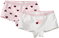 Pantys  mit Herz-Muster, rosa, Gr. 110/116 ALANA